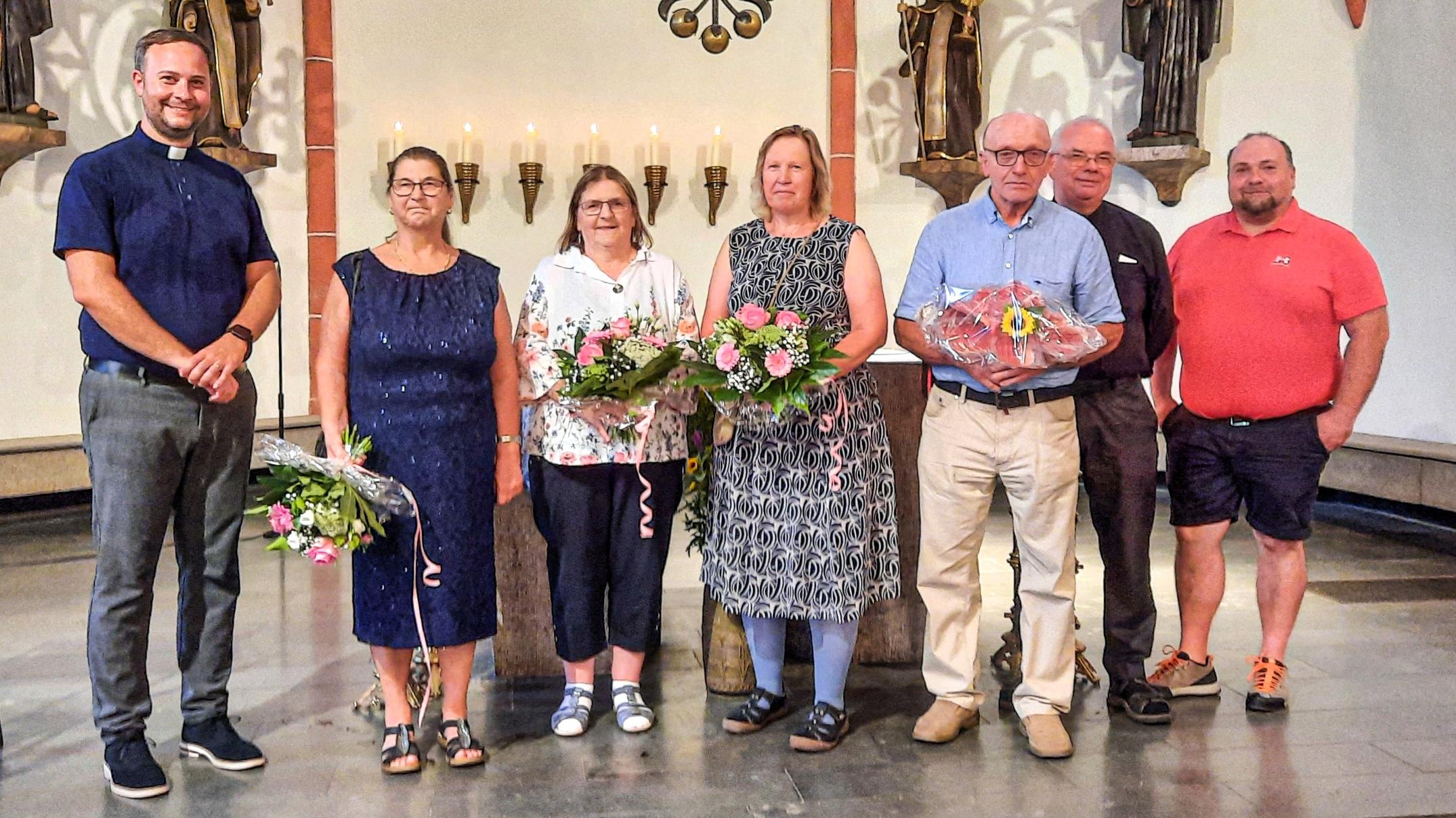Dienstjubilare und Abschied Mitarbeiter/innen PastR Saarburg